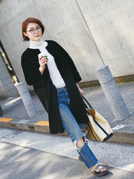 「gallardagalante」｜「アイテム（その他アウター）」を使った、GALLARDAGALANTEさん（レディース・165cm）の秋コーディネート