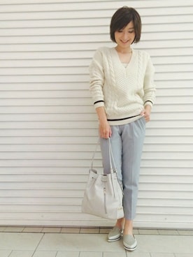 「ラバーソール」｜GALLARDAGALANTEさん（レディース・160cm）の秋コーディネート
