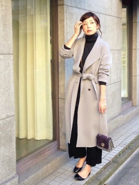 「gallardagalante」｜「アイテム（その他アウター）」を使った、GALLARDAGALANTEさん（レディース・168cm）の秋コーディネート