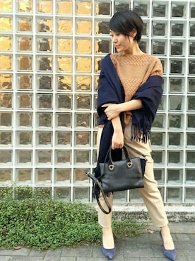 「gallardagalante」｜「アイテム（パンプス）」を使った、GALLARDAGALANTEさん（レディース・160cm）の秋コーディネート