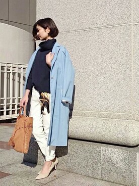 「gallardagalante」｜「アイテム（パンプス）」を使った、GALLARDAGALANTEさん（レディース・165cm）の冬コーディネート