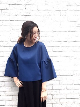 「OUTRO SOL（アウトロ ソル）のアイテム」を使った、YUKINObySEEPS仙台フォーラスさん（レディース・157cm）の秋コーディネート