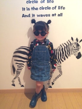 「babygap」｜「アイテム（レインシューズ）」を使った、U♡Tさん（キッズ・90cm）の春コーディネート