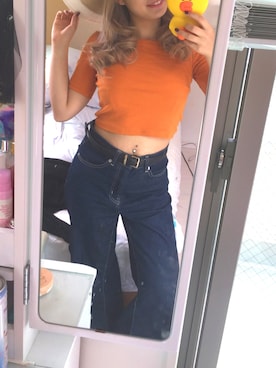 「MONKI」｜Kahoさん（レディース・148cm）の夏コーディネート