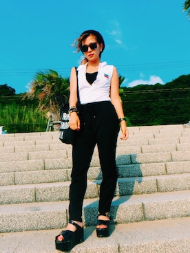 Kahoさん（レディース・148cm）の夏コーディネート