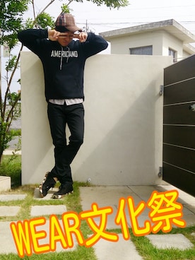 「WEAR文化祭」｜ジャっきーさん（メンズ・177cm）の秋コーディネート