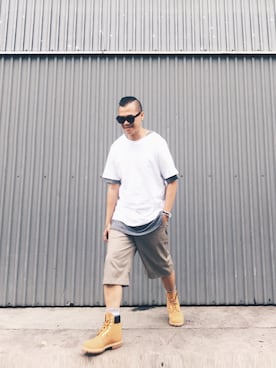 「MANGO（マンゴ）のアイテム」を使った、Kevin Chong さん（メンズ・168cm）の秋コーディネート