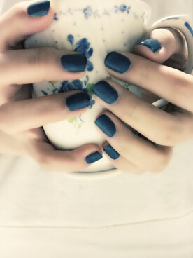 「nailのアイテム（財布/小物、ブルー系）」を使った、 MINさん（レディース・164cm）の冬コーディネート