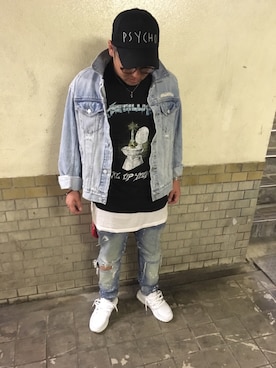 「KSUBI（スビ）のアイテム（ジャケット/アウター）」を使った、oh!TAKAさん（メンズ・168cm）の秋コーディネート