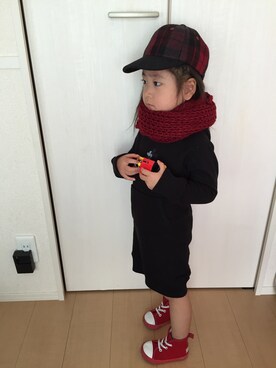 「COLORS（カラーズ）のアイテム」を使った、Ko*Na*Hiさん（キッズ・90cm）の秋コーディネート