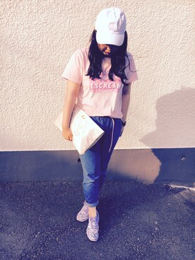 ねこぜ。さん（レディース・166cm）の夏コーディネート