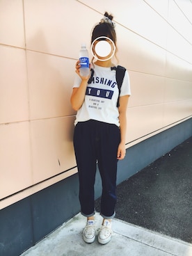 「wearモンスト部」｜hanakoさん（レディース・158cm）の夏コーディネート