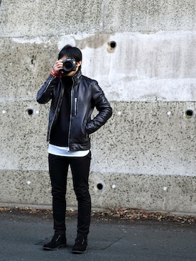 DZさん(メンズ・163cm)の冬コーディネート