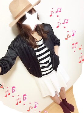「花火」｜「アイテム（ジャケット/アウター）」を使った、Red Bullさん（レディース・168cm）の秋コーディネート