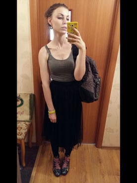 「skirt」｜「アイテム（腕時計）」を使った、うさん（レディース・175cm）の秋コーディネート