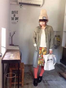 「ドレスシューズ」｜「アイテム（福袋/福箱）」を使った、sanさん（レディース・155cm）の秋コーディネート