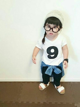 「わたしのたからもの告知」｜urakotoさん（キッズ・90cm）の夏コーディネート