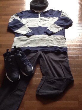 「ラガーシャツ」｜moranmanさん（メンズ・168cm）の秋コーディネート