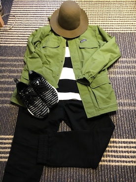 「Crushable（クラッシャブル）のアイテム」を使った、moranmanさん（メンズ・168cm）の秋コーディネート