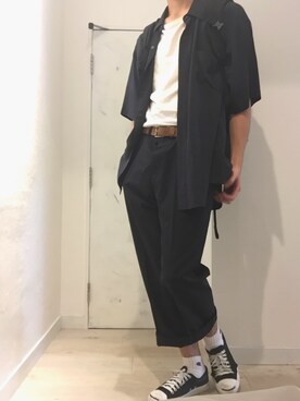 「CONVERSE（コンバース）のCONVERSE コンバース ジャック パーセル / JACK PURCEL（スニーカー）」を使った、げんきさん（メンズ・177cm）の夏コーディネート