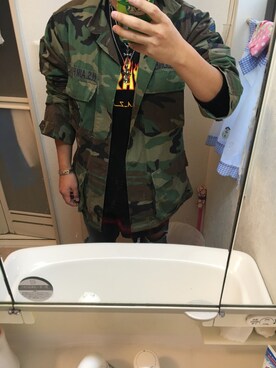 「NARACAMICIE（ナラカミーチェ）のアイテム（アクセサリー）」を使った、そらさん（メンズ・163cm）の秋コーディネート