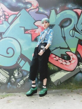 「asos（エイソス）のアイテム」を使った、WEDNESDAYさん（レディース・163cm）の春コーディネート