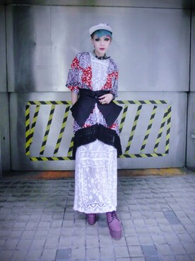 「asos（エイソス）のアイテム」を使った、WEDNESDAYさん（レディース・163cm）の夏コーディネート