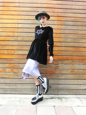 「midi skirt」｜WEDNESDAYさん（レディース・163cm）の秋コーディネート