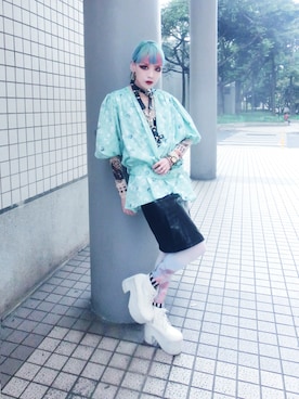 「fetish」｜WEDNESDAYさん（レディース・163cm）の夏コーディネート