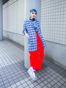 「アイテム（テーラードジャケット）」を使った、WEDNESDAYさん（レディース・163cm・20代）の秋コーディネート