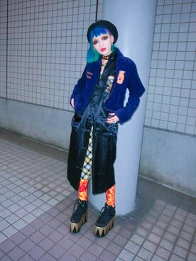 「kimono」｜「アイテム（ミリタリージャケット）」を使った、WEDNESDAYさん（レディース・163cm）の秋コーディネート