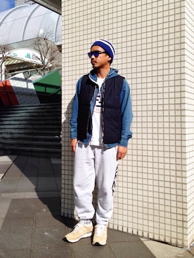 「FENDI」｜U TAKAMIZUさん（メンズ・171cm）の冬コーディネート