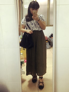 「アイテム（ピアス（片耳用））」を使った、viviさん（レディース・152cm・20代）の秋コーディネート