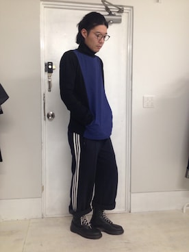 「SHUTTLE（シャトル）のアイテム」を使った、yosi_SHUTTLEさん（メンズ・180cm）の冬コーディネート