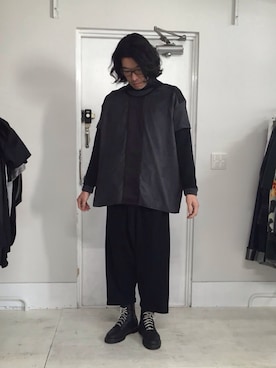 「SHUTTLE（シャトル）のアイテム」を使った、yosi_SHUTTLEさん（メンズ・180cm）の春コーディネート