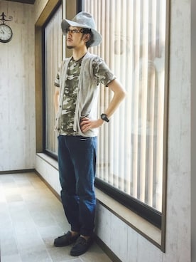 平さん(メンズ・175cm)の夏コーディネート