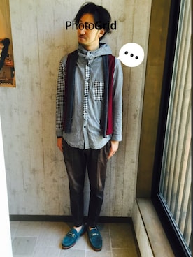 「RANCOURT（ランコート）のアイテム」を使った、平さん（メンズ・175cm）の春コーディネート