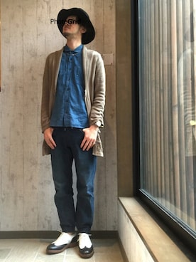 「ANDROID（アンドロイド）のアイテム」を使った、平さん（メンズ・175cm）の春コーディネート