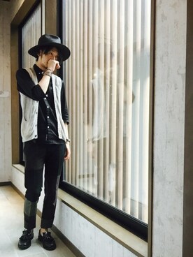 「NADA.（ナダ）のアイテム」を使った、平さん（メンズ・175cm）の夏コーディネート