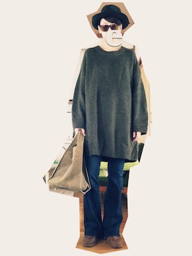 「fev（フェブ）のアイテム」を使った、cooさん（レディース・165cm）の秋コーディネート