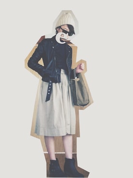 「fev（フェブ）のアイテム」を使った、cooさん（レディース・165cm）の秋コーディネート