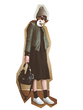 「PLAIN CLOTHING（プレーンクロージング）のアイテム（ワンピース/ドレス）」を使った、cooさん（レディース・165cm）の秋コーディネート