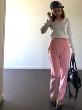 miya❤︎mioさん（レディース・154cm）の秋コーディネート