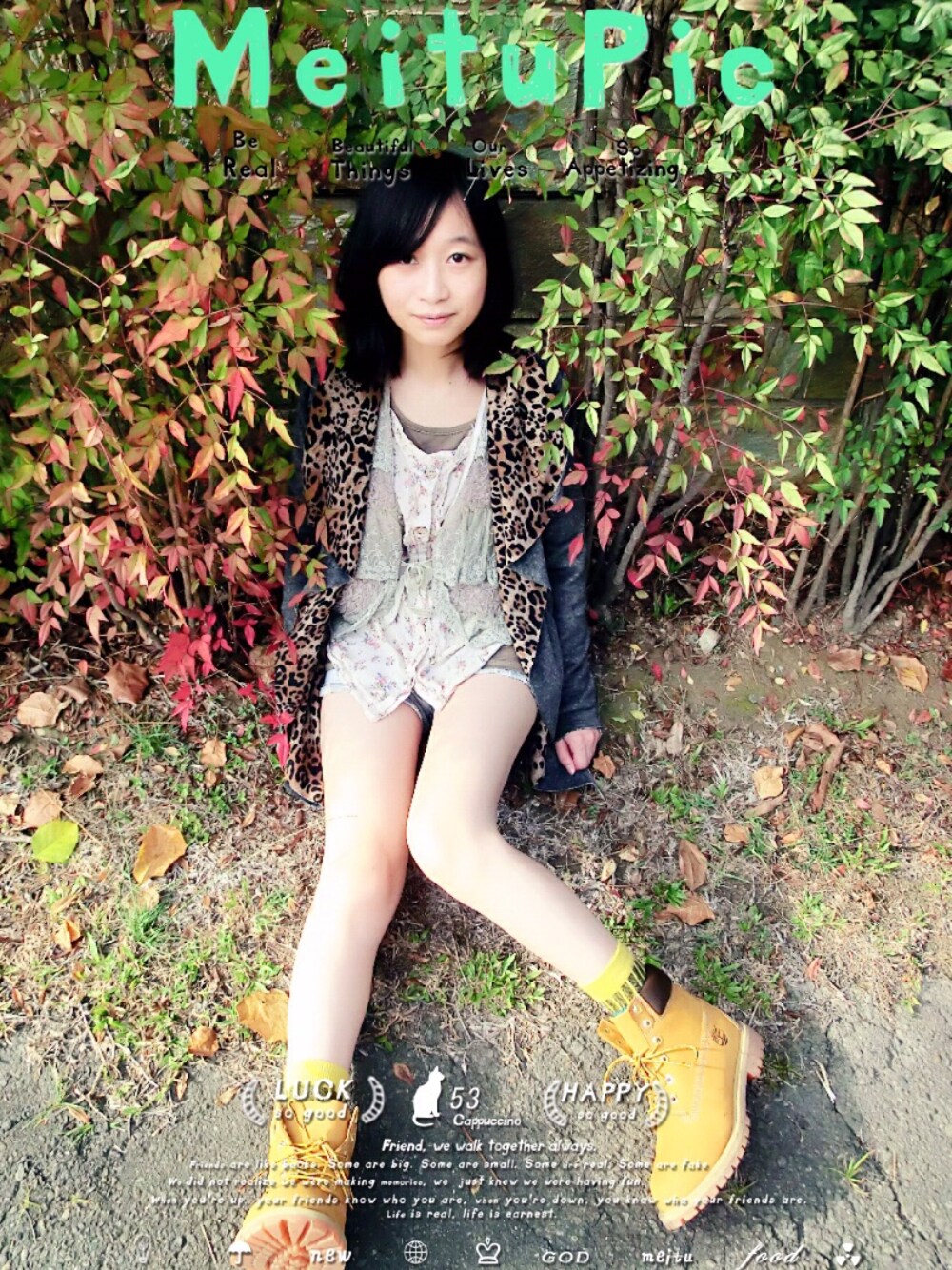「Timberlandのアイテム（ブーツ、オレンジ系）」を使った、Rubyさん（レディース・157cm）の春コーディネートの1枚目の写真