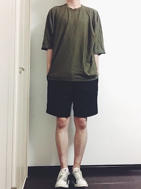 「Y's（ワイズ）のアイテム（スニーカー）」を使った、wmysacさん（メンズ・180cm）の夏コーディネート