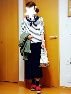 rinnaさん（レディース・154cm）の春コーディネート