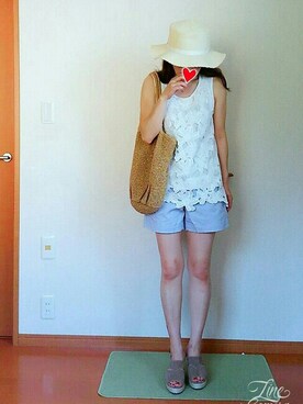 rinnaさん(レディース・154cm)の夏コーディネート