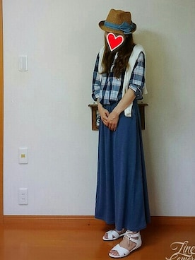 rinnaさん（レディース・154cm）の夏コーディネート