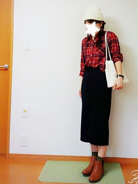 rinnaさんの「◆フロントスリットタイトスカート」を使ったコーディネート