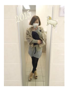 「jeffreycampbell」｜KumaMadoさん（レディース・156cm）の冬コーディネート